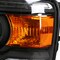 Spec-D Tuning Gmc Sierra Projector Headlight With Led Bar - Black 14-18 2LHP-SIE14JM-DRL-GO - alternate 2